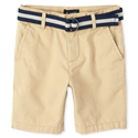 Boys Belted Chino Shorts2